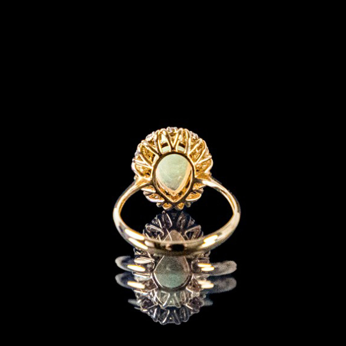 Opal Diamond Ring