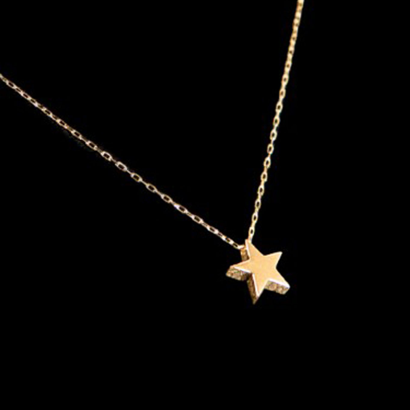 Gold Star Necklace